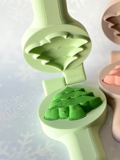 ECO CHRISTMAS TREE PRESS GREEN