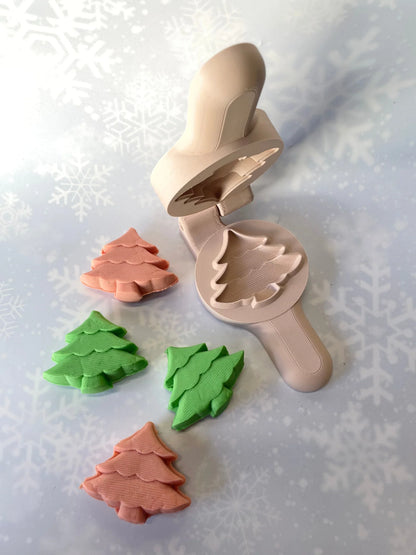 ECO CHRISTMAS TREE PRESS GREEN